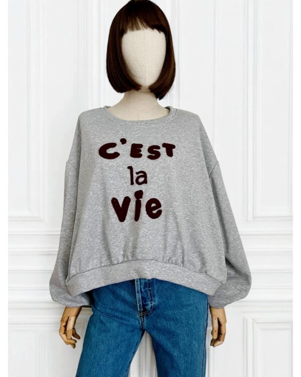 Felpa C’est la Vie