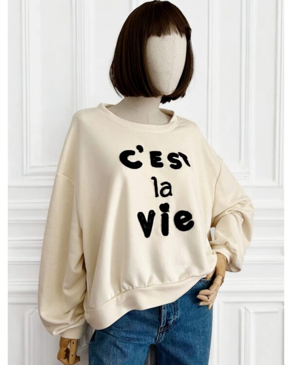 Felpa C’est la Vie