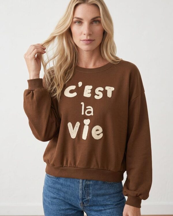 Felpa C’est la Vie